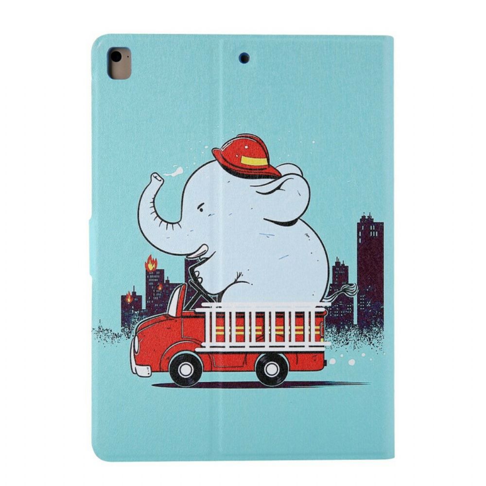 Flip Case voor iPad 10.2" (2020) (2019) / Air 10.5" / Pro 10.5" Olifant