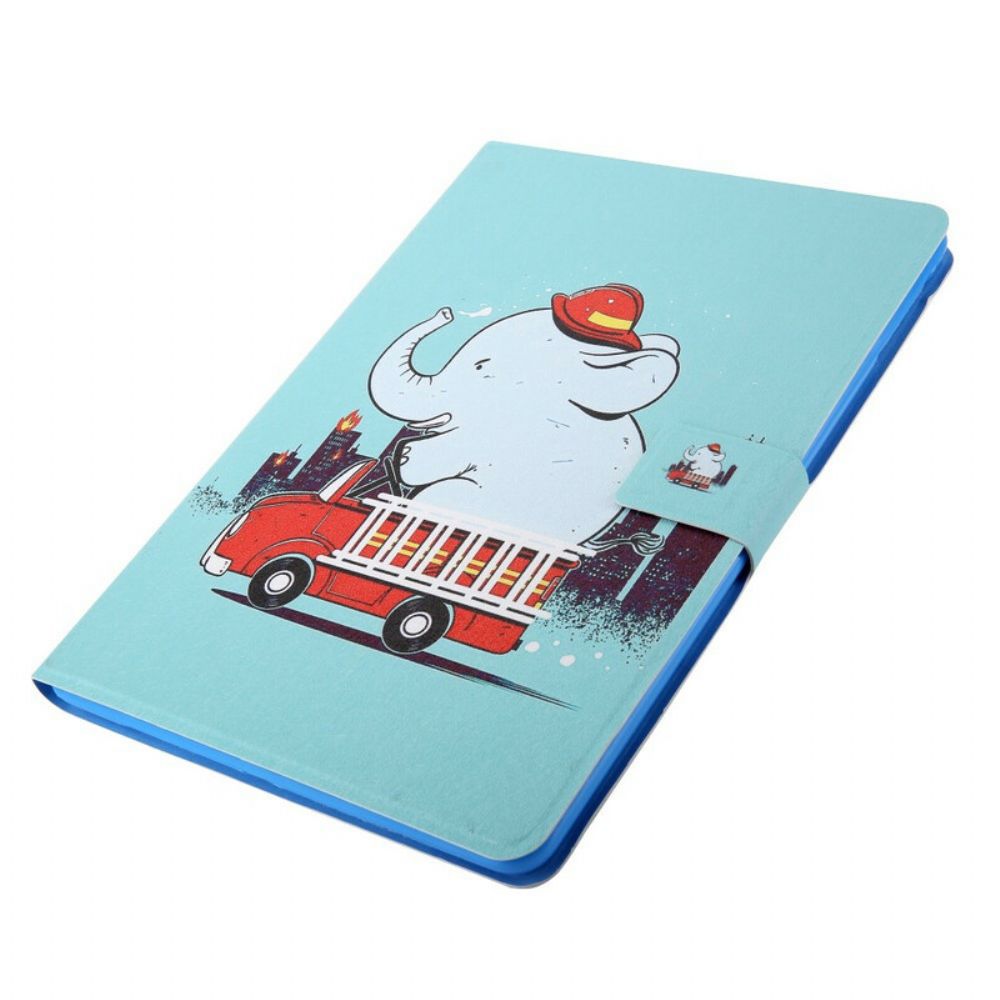 Flip Case voor iPad 10.2" (2020) (2019) / Air 10.5" / Pro 10.5" Olifant