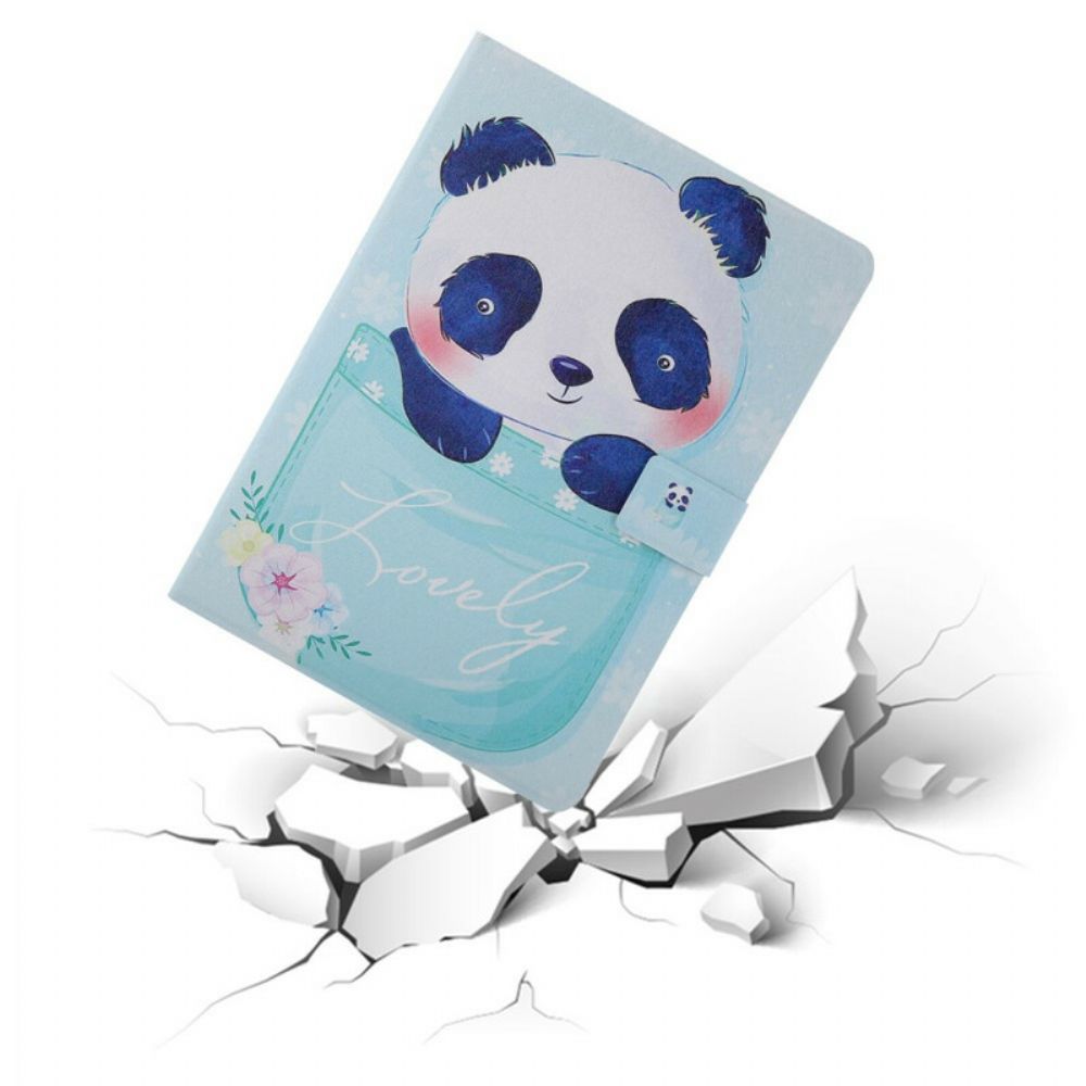 Flip Case voor iPad 10.2" (2020) (2019) / Air 10.5" / Pro 10.5" Panda