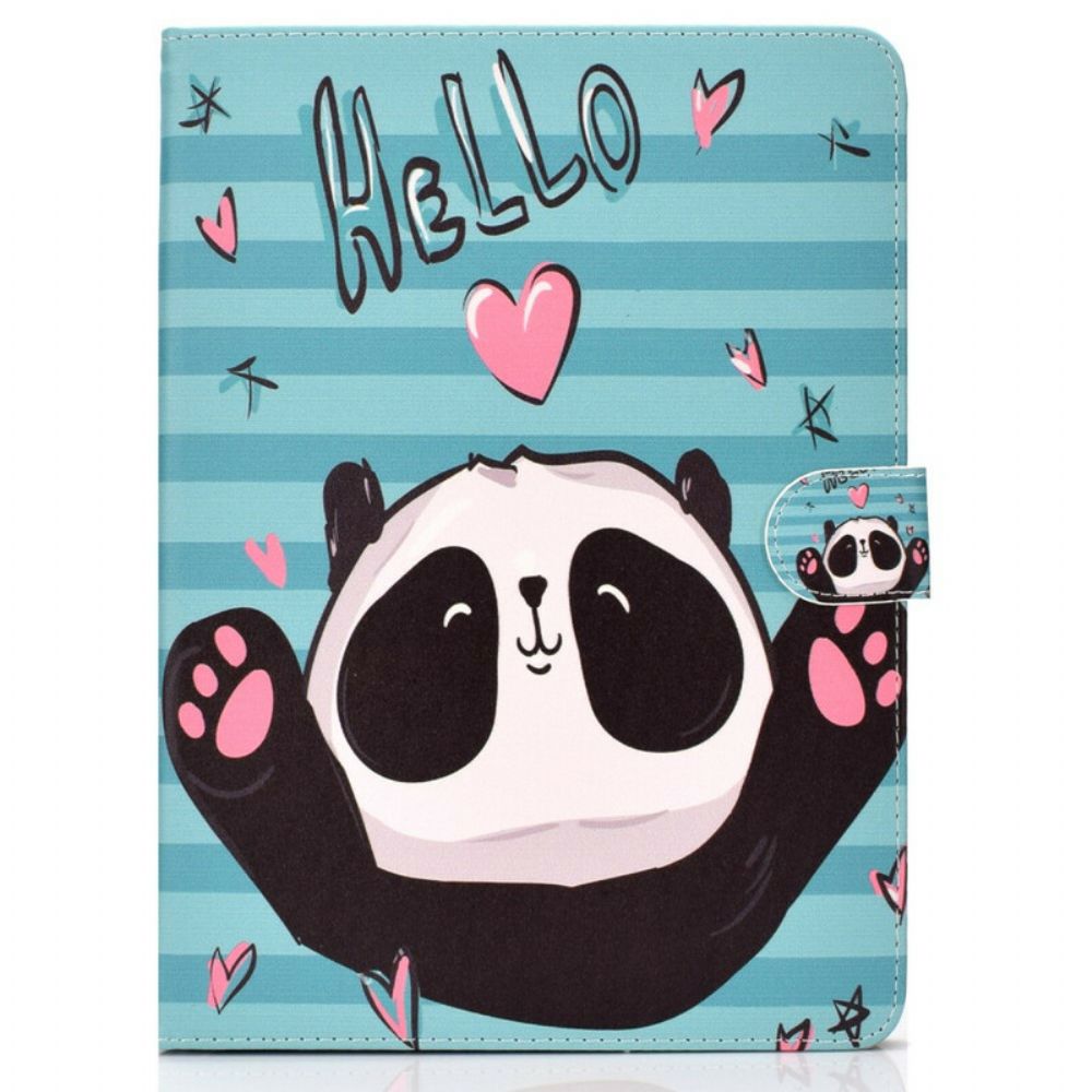 Flip Case voor iPad 10.2" (2020) (2019) / Air 10.5" / Pro 10.5" Panda