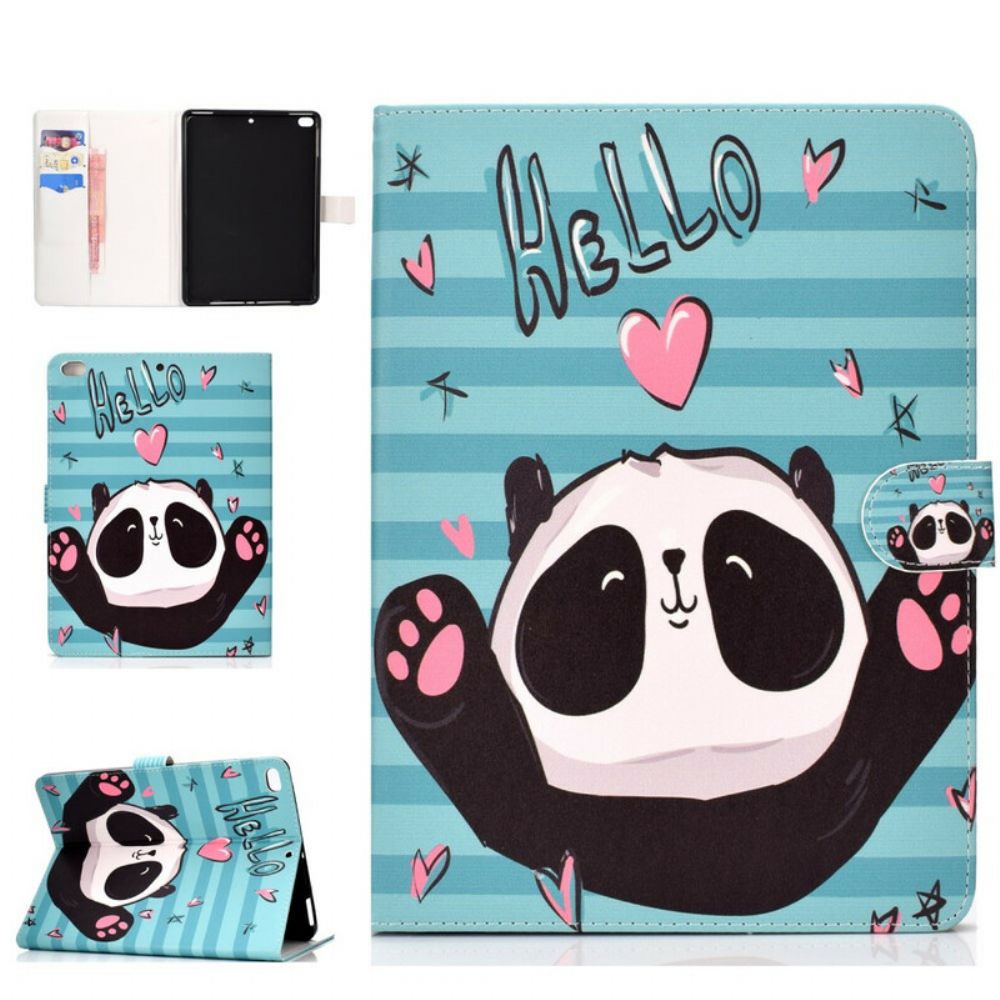 Flip Case voor iPad 10.2" (2020) (2019) / Air 10.5" / Pro 10.5" Panda