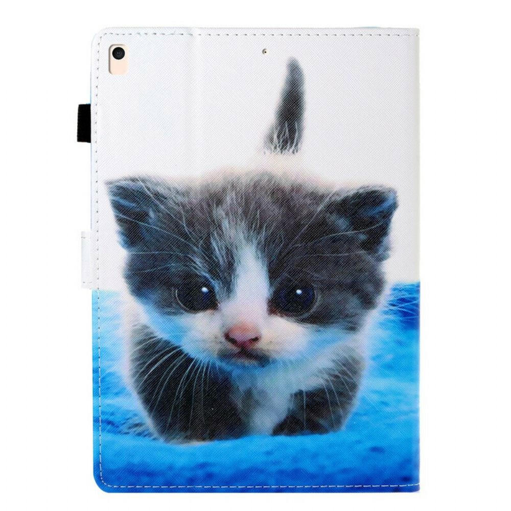 Flip Case voor iPad 10.2" (2020) (2019) / Air 10.5" / Pro 10.5" Panda / Katje