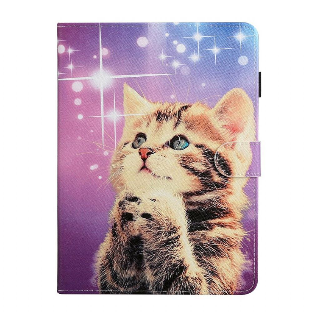 Flip Case voor iPad 10.2" (2020) (2019) / Air 10.5" / Pro 10.5" Ster Kitten