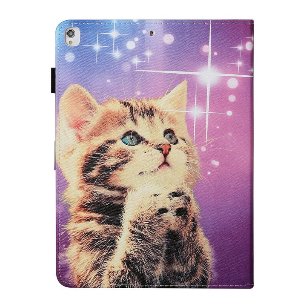 Flip Case voor iPad 10.2" (2020) (2019) / Air 10.5" / Pro 10.5" Ster Kitten