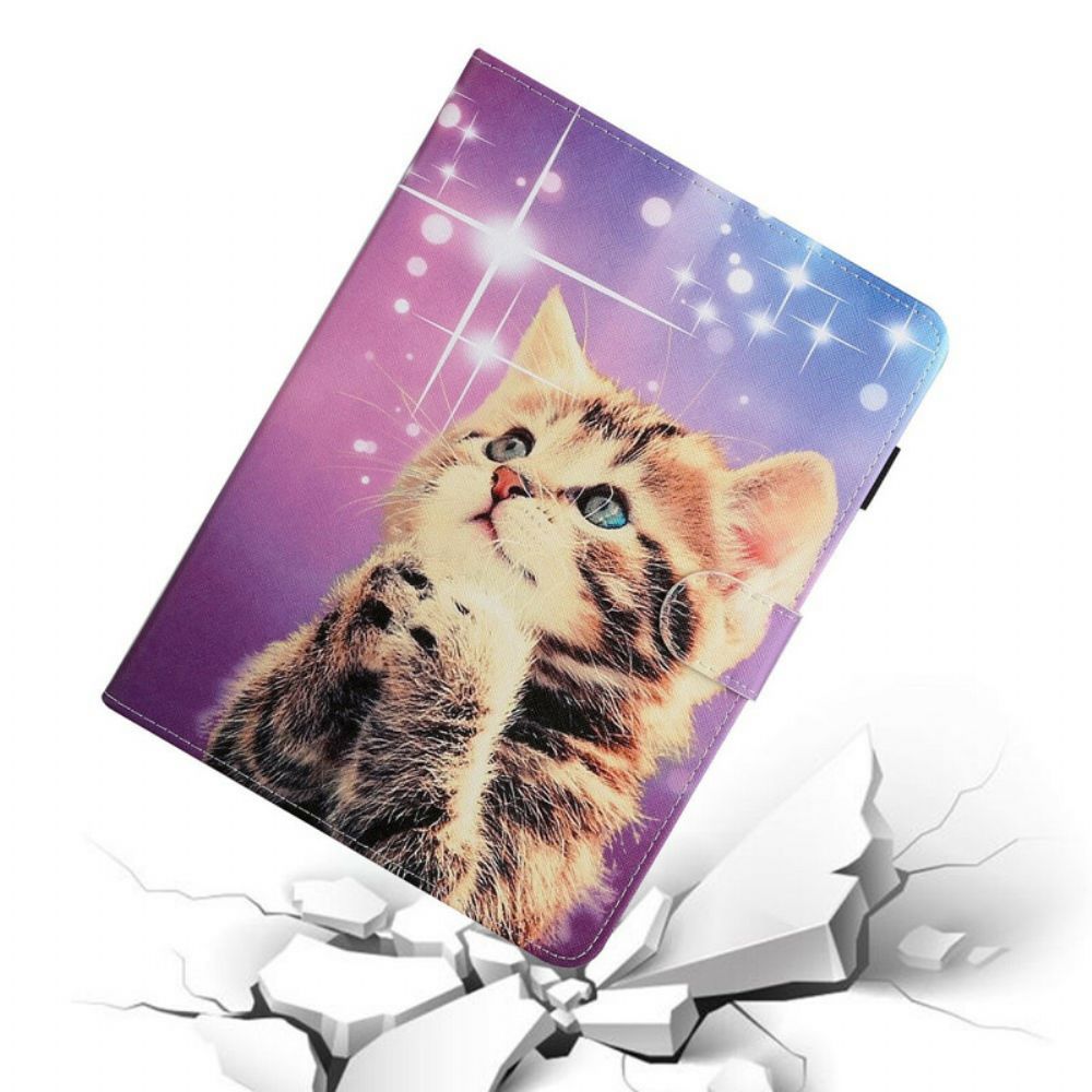 Flip Case voor iPad 10.2" (2020) (2019) / Air 10.5" / Pro 10.5" Ster Kitten