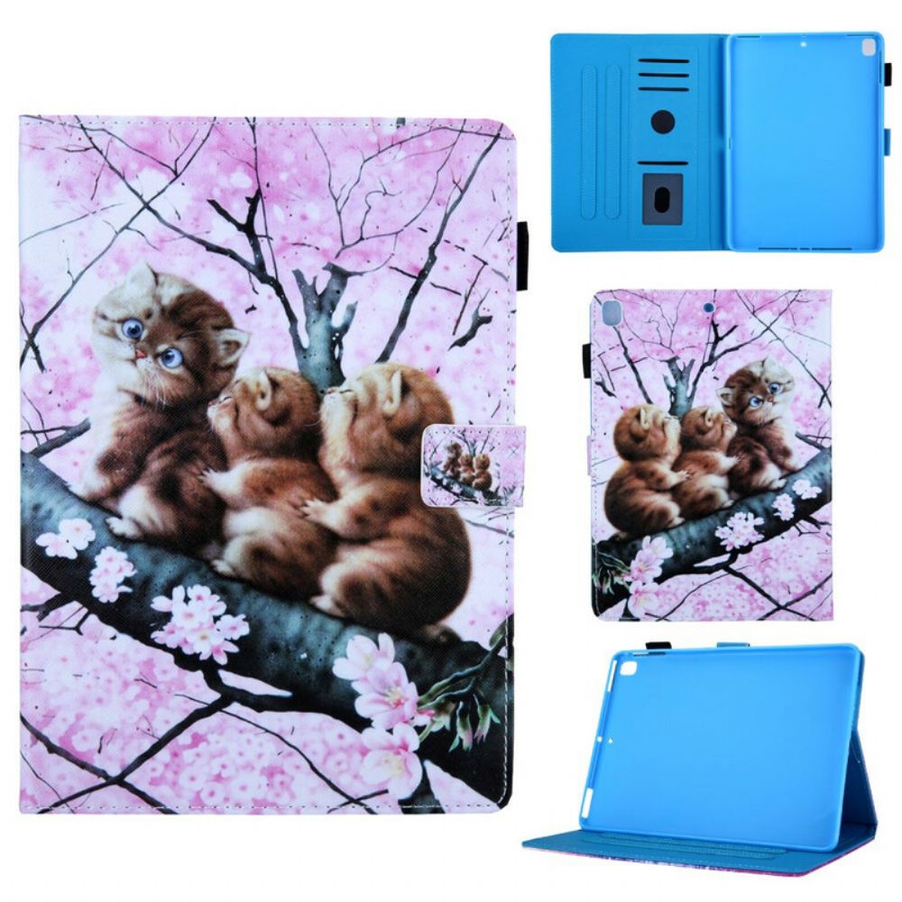 Folio-hoesje voor iPad 10.2" (2020) (2019) / Air 10.5" / Pro 10.5" Alle Katten