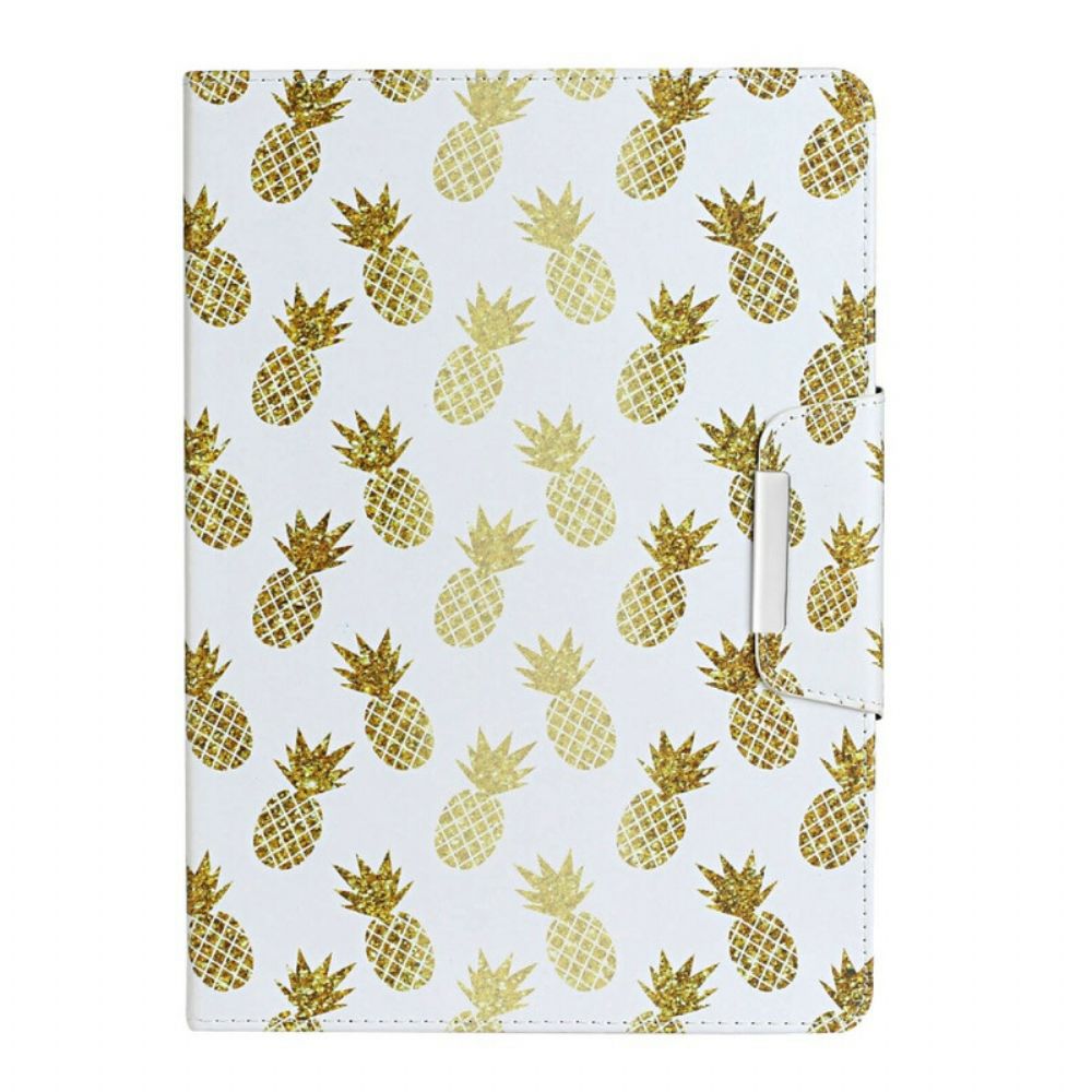 Folio-hoesje voor iPad 10.2" (2020) (2019) / Air 10.5" / Pro 10.5" Ananas