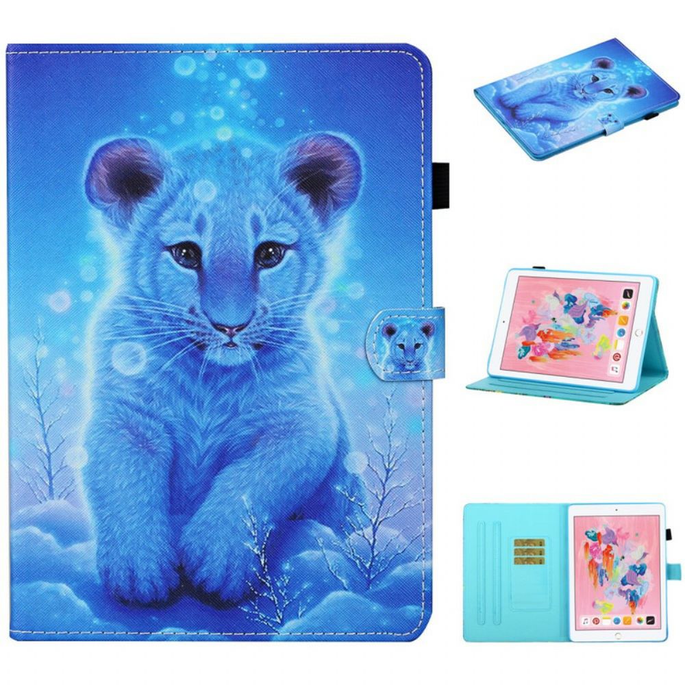 Folio-hoesje voor iPad 10.2" (2020) (2019) / Air 10.5" / Pro 10.5" Baby Tijger