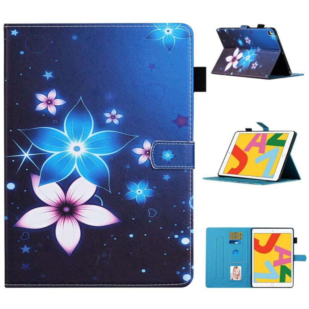 Folio-hoesje voor iPad 10.2" (2020) (2019) / Air 10.5" / Pro 10.5" Bloemen