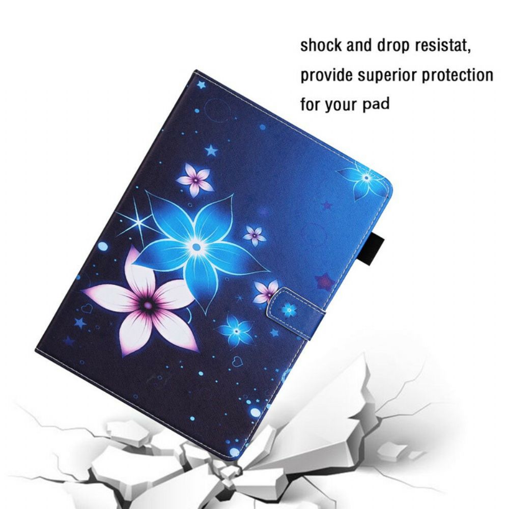 Folio-hoesje voor iPad 10.2" (2020) (2019) / Air 10.5" / Pro 10.5" Bloemen