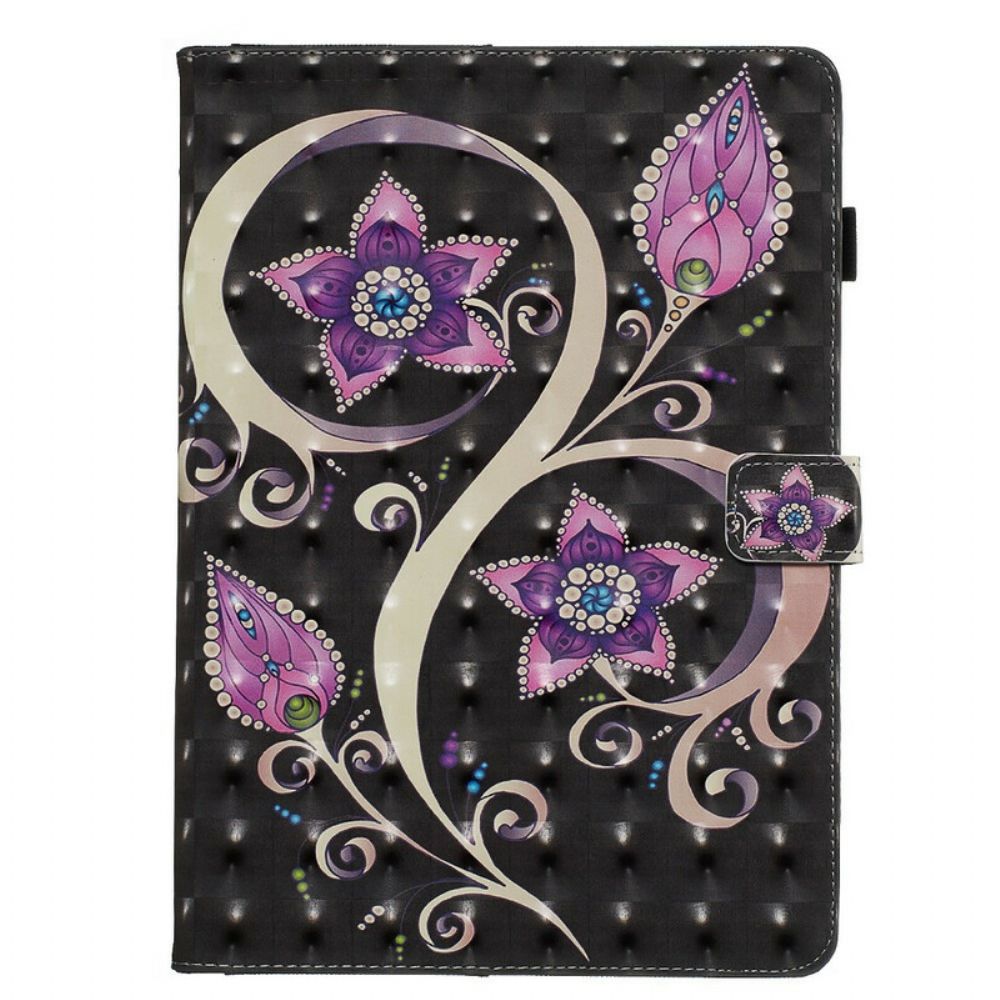 Folio-hoesje voor iPad 10.2" (2020) (2019) / Air 10.5" / Pro 10.5" Bloemen