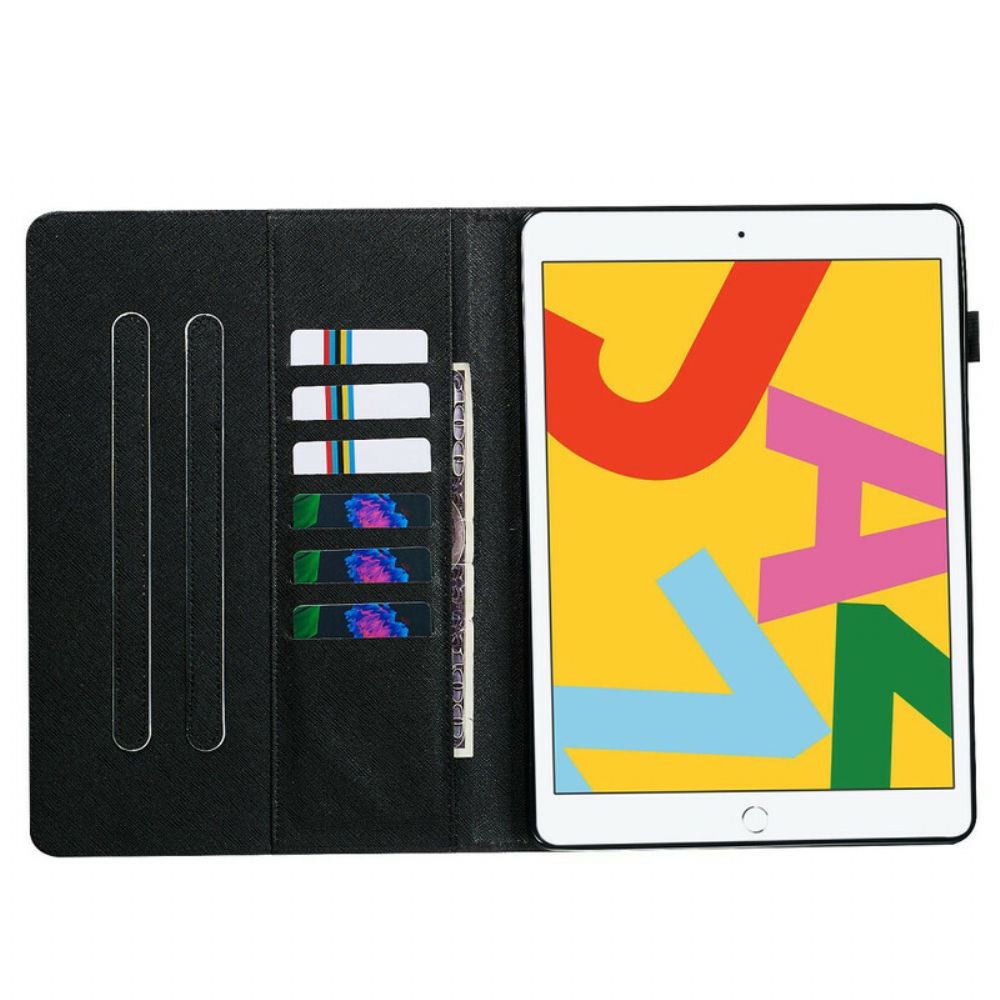 Folio-hoesje voor iPad 10.2" (2020) (2019) / Air 10.5" / Pro 10.5" Bloemen