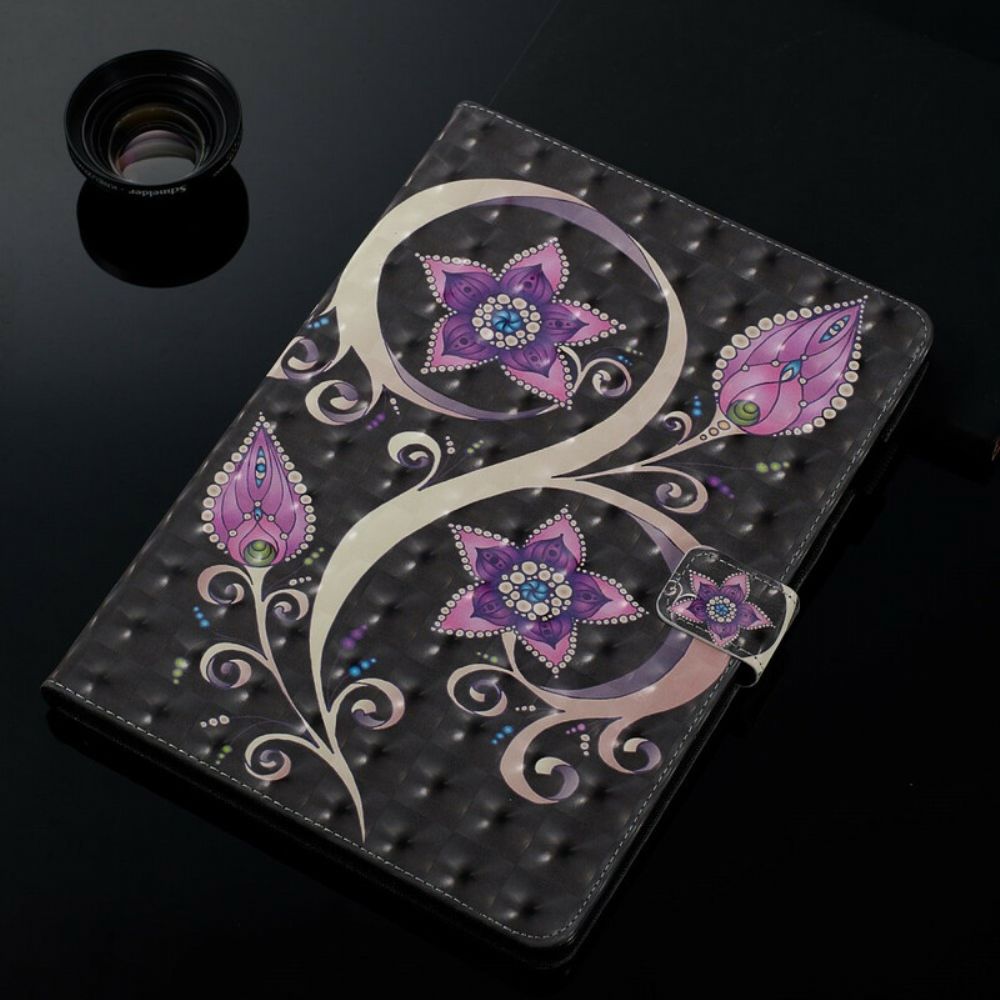 Folio-hoesje voor iPad 10.2" (2020) (2019) / Air 10.5" / Pro 10.5" Bloemen