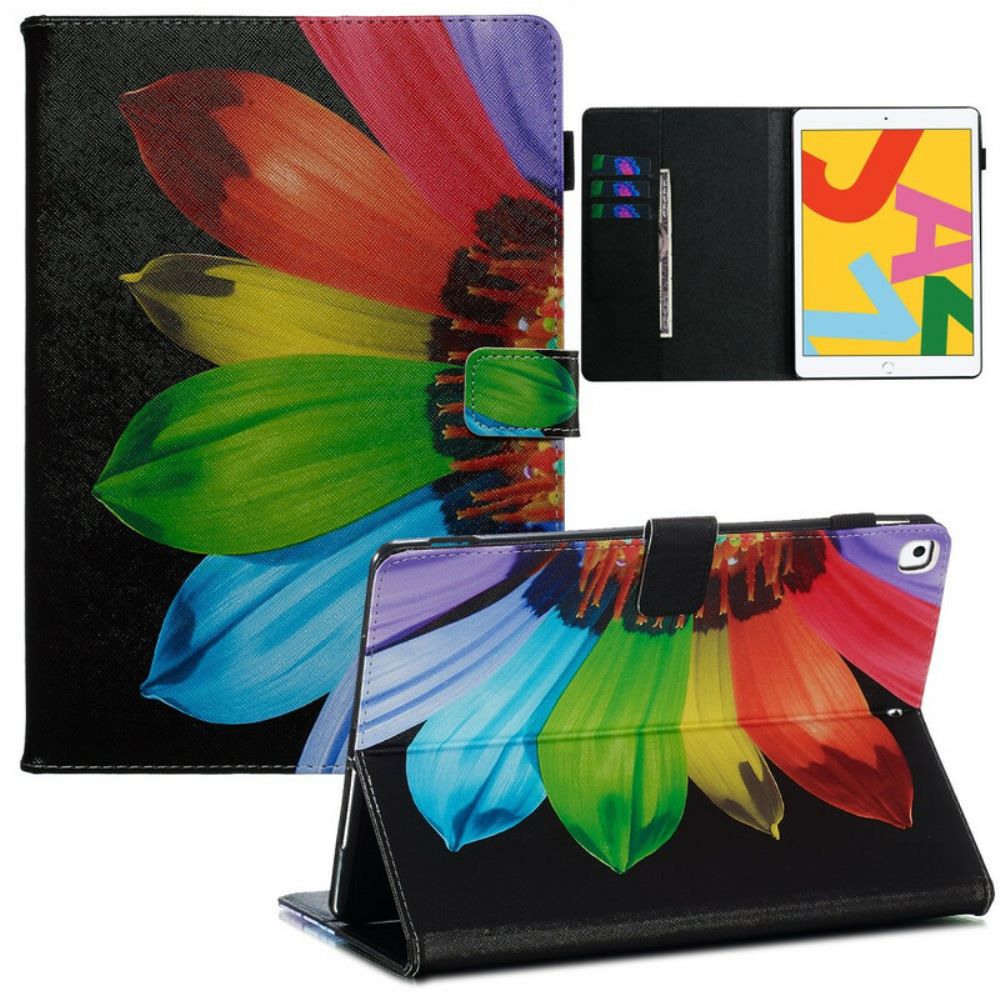 Folio-hoesje voor iPad 10.2" (2020) (2019) / Air 10.5" / Pro 10.5" Bloemkleur