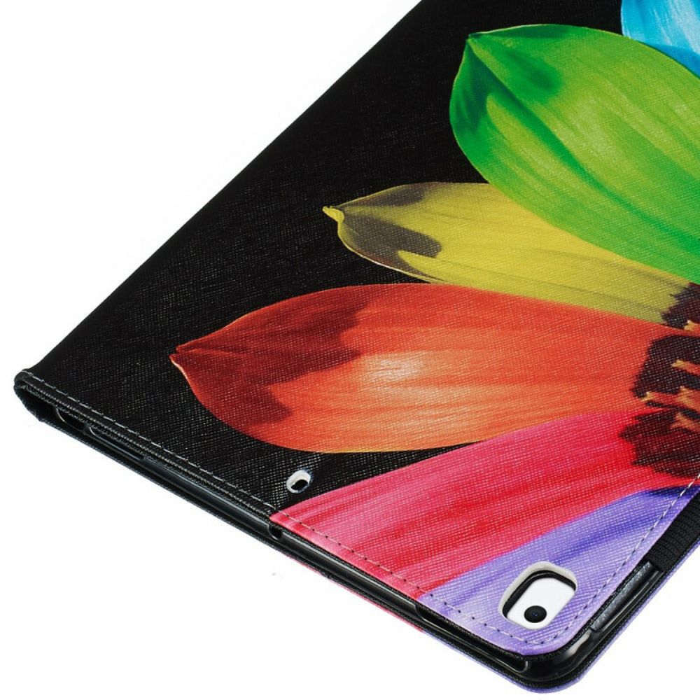 Folio-hoesje voor iPad 10.2" (2020) (2019) / Air 10.5" / Pro 10.5" Bloemkleur