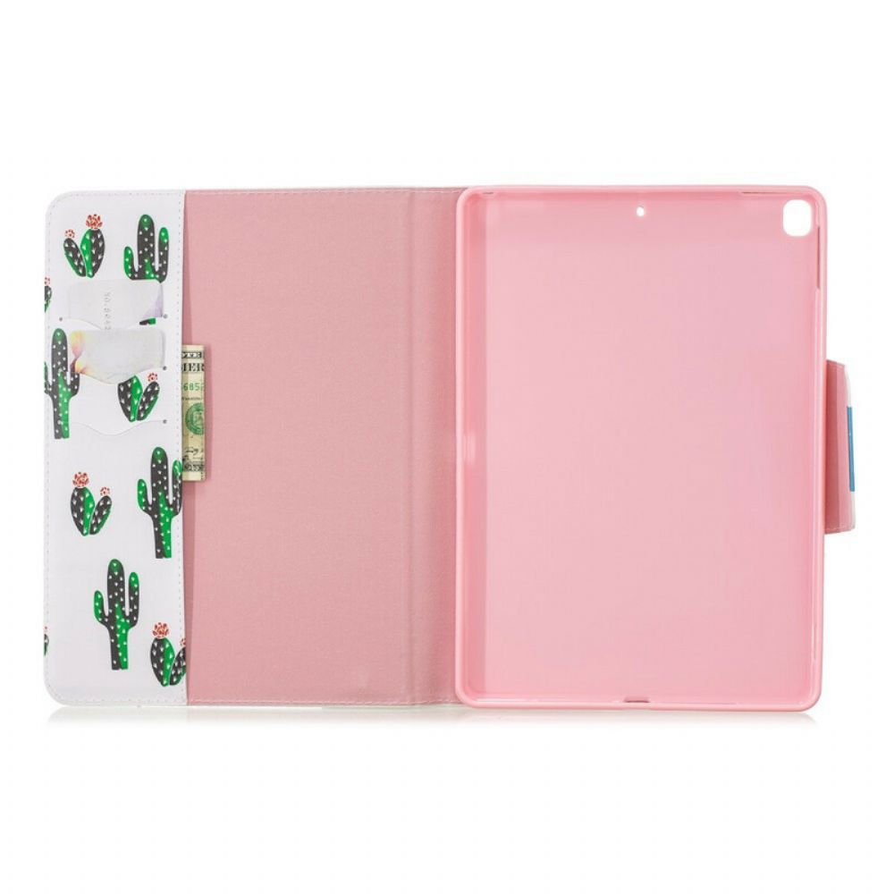 Folio-hoesje voor iPad 10.2" (2020) (2019) / Air 10.5" / Pro 10.5" Cactus