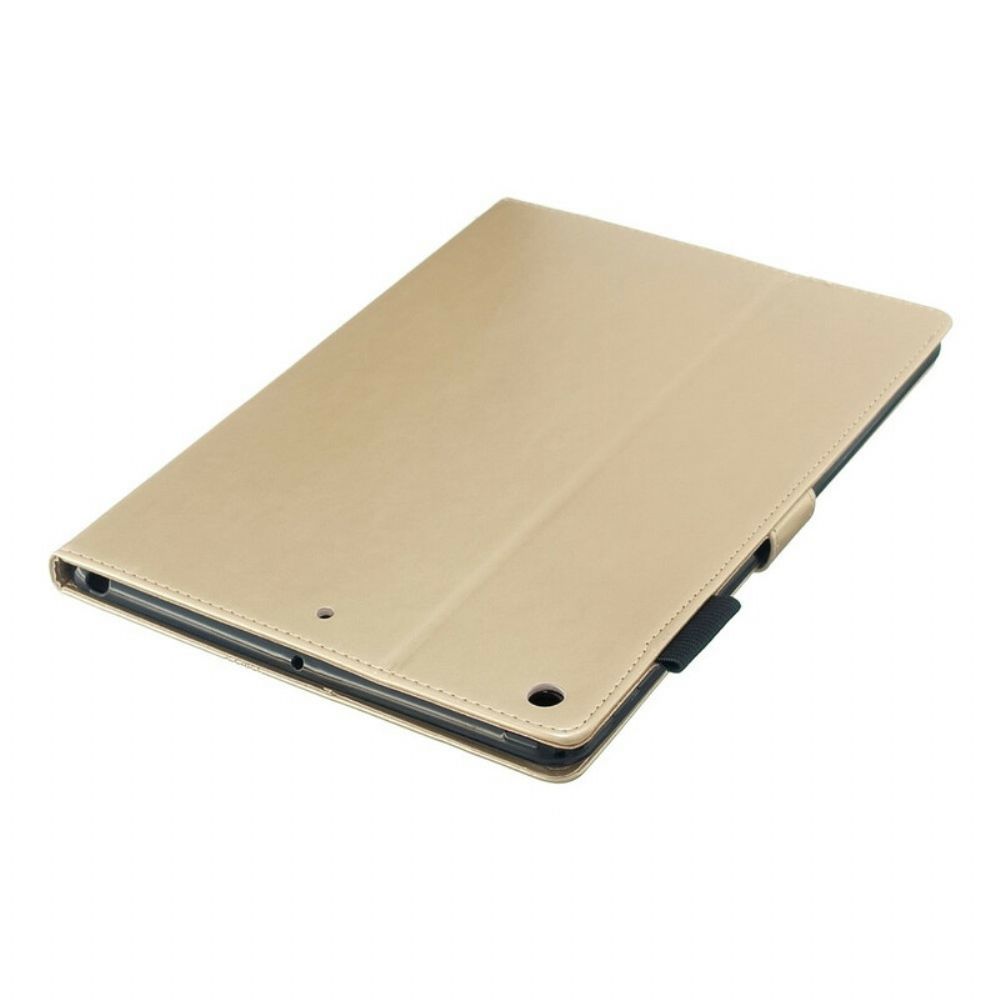 Folio-hoesje voor iPad 10.2" (2020) (2019) / Air 10.5" / Pro 10.5" Diamant Vlinders Leereffect