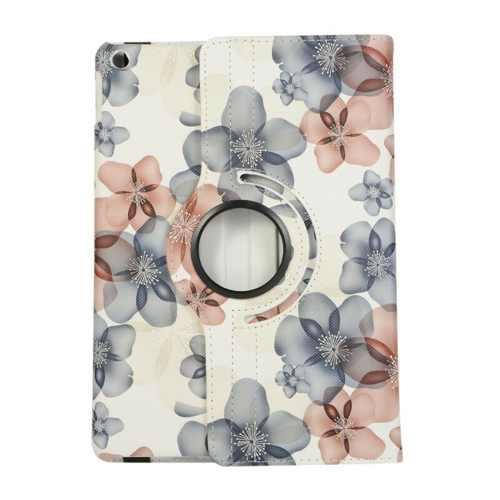 Folio-hoesje voor iPad 10.2" (2020) (2019) / Air 10.5" / Pro 10.5" Draaien 360° Bloemen