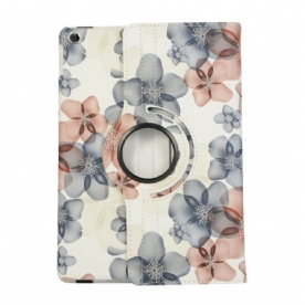 Folio-hoesje voor iPad 10.2" (2020) (2019) / Air 10.5" / Pro 10.5" Draaien 360° Bloemen