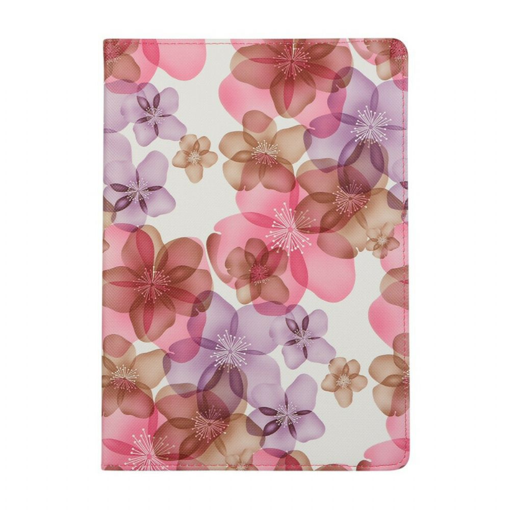 Folio-hoesje voor iPad 10.2" (2020) (2019) / Air 10.5" / Pro 10.5" Draaien 360° Bloemen