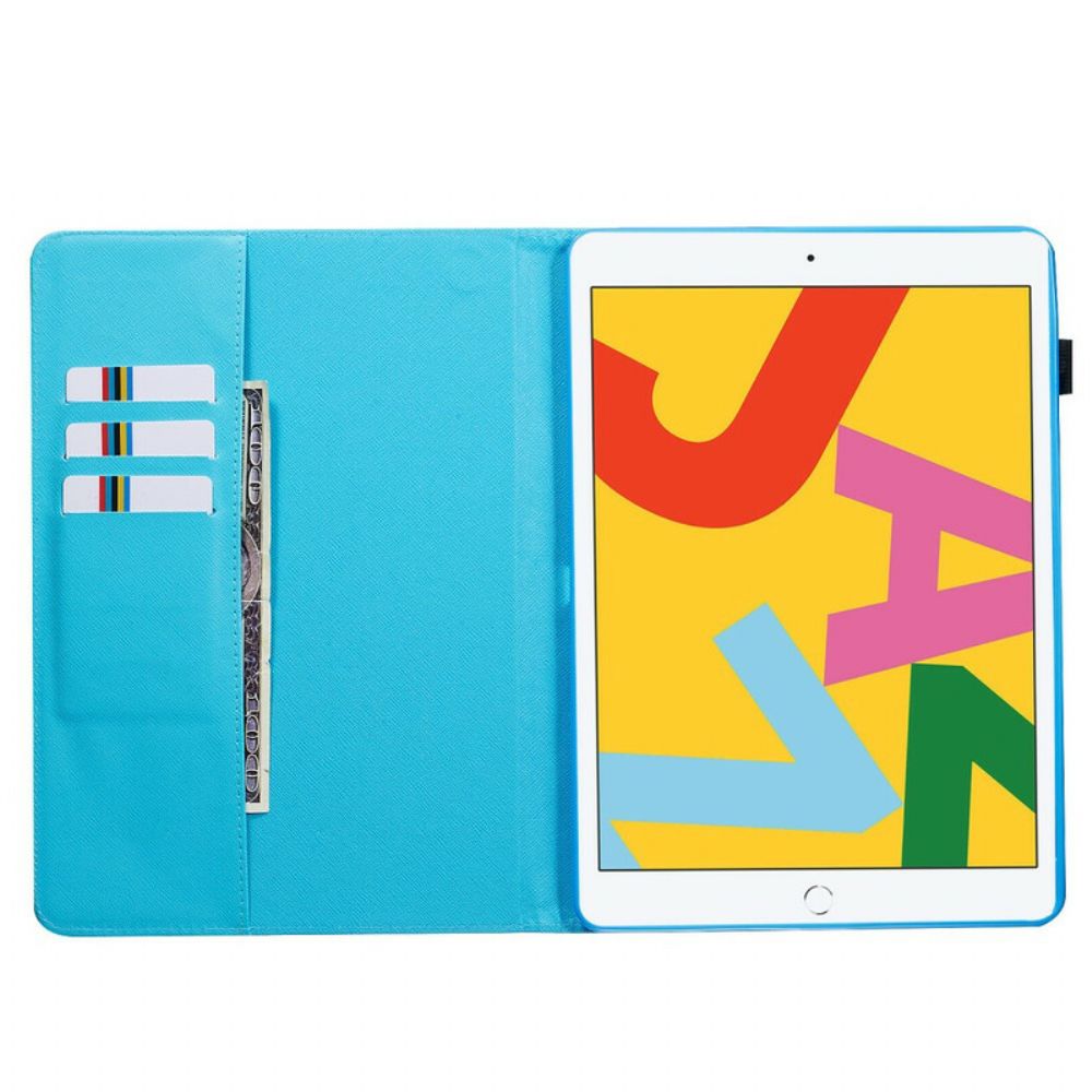 Folio-hoesje voor iPad 10.2" (2020) (2019) / Air 10.5" / Pro 10.5" Glimlach