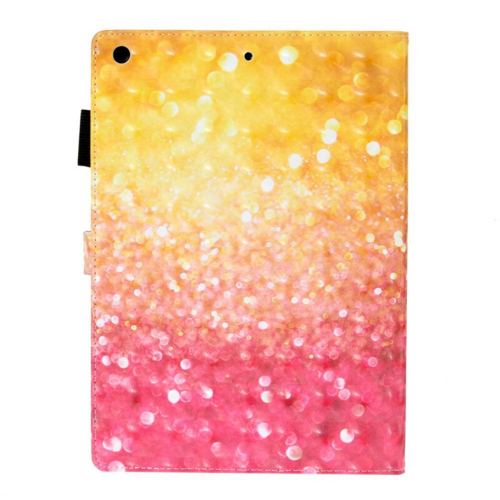 Folio-hoesje voor iPad 10.2" (2020) (2019) / Air 10.5" / Pro 10.5" Glitter Verloop