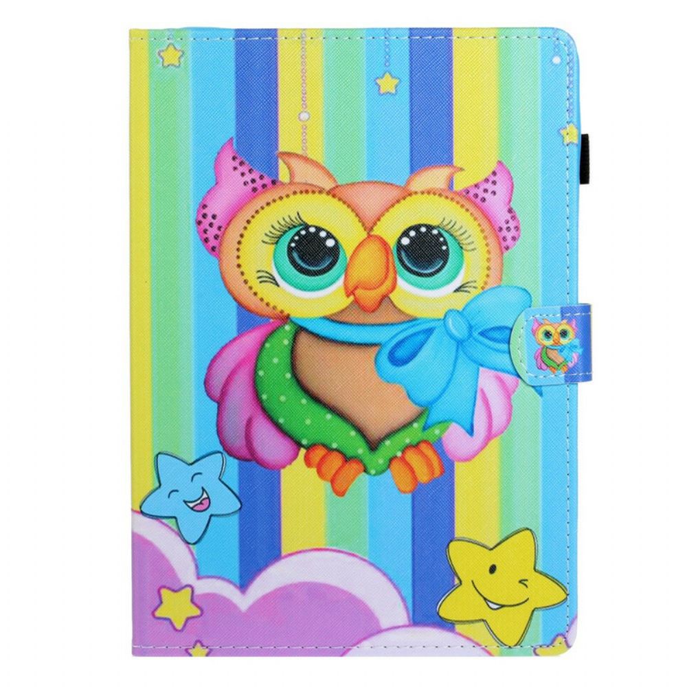 Folio-hoesje voor iPad 10.2" (2020) (2019) / Air 10.5" / Pro 10.5" Grappige Vogel