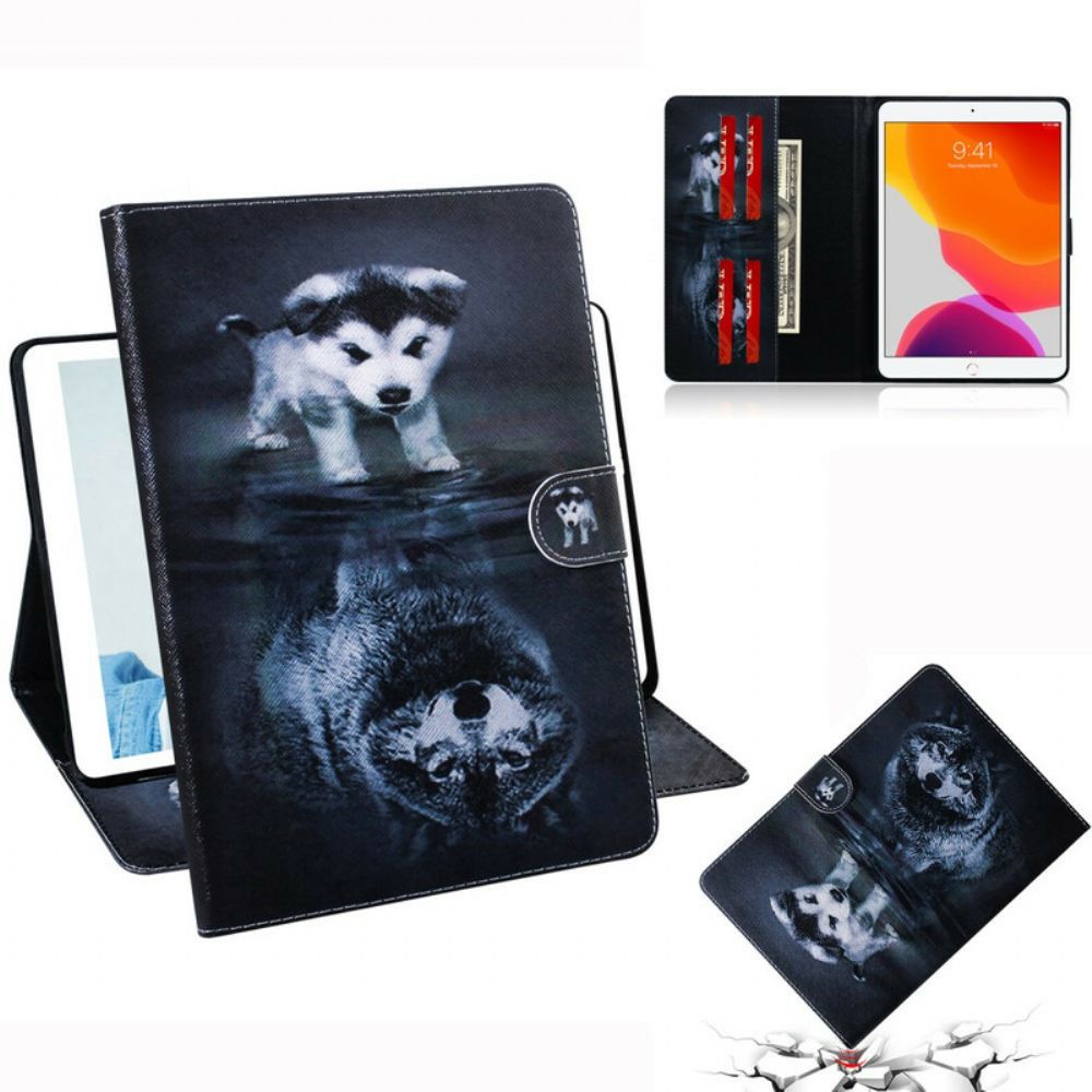 Folio-hoesje voor iPad 10.2" (2020) (2019) / Air 10.5" / Pro 10.5" Kleine Hond