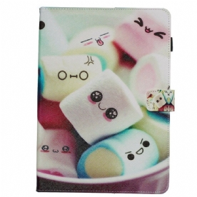 Folio-hoesje voor iPad 10.2" (2020) (2019) / Air 10.5" / Pro 10.5" Leuke Marshmallows