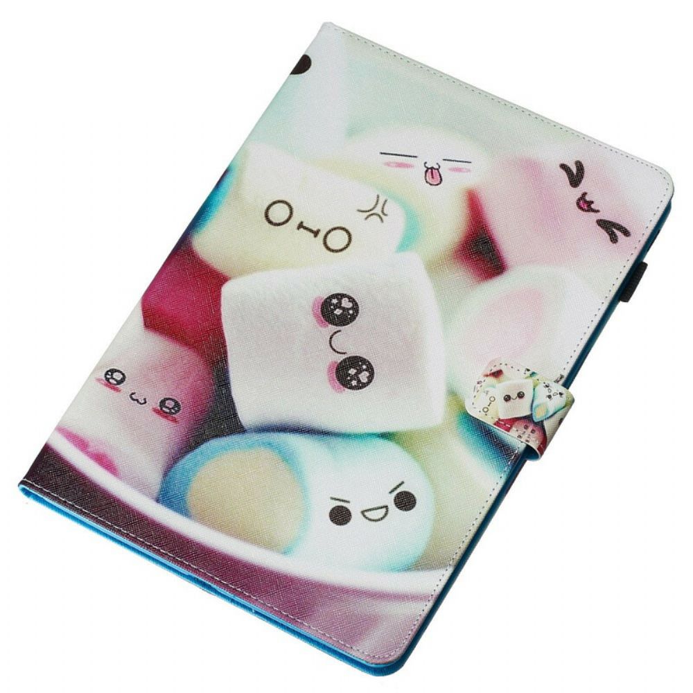 Folio-hoesje voor iPad 10.2" (2020) (2019) / Air 10.5" / Pro 10.5" Leuke Marshmallows