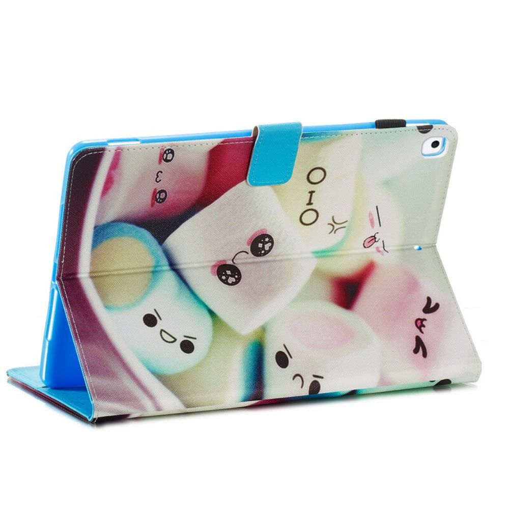 Folio-hoesje voor iPad 10.2" (2020) (2019) / Air 10.5" / Pro 10.5" Leuke Marshmallows