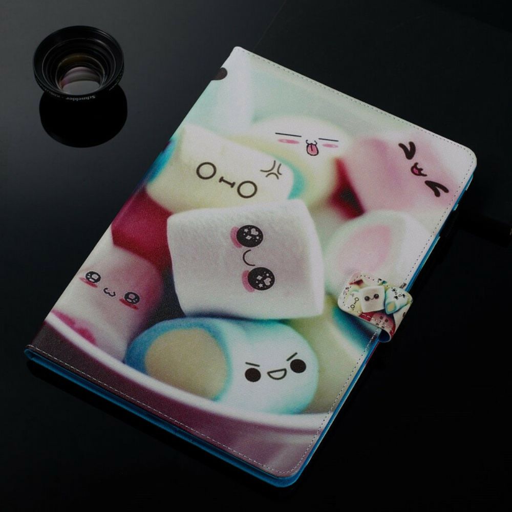 Folio-hoesje voor iPad 10.2" (2020) (2019) / Air 10.5" / Pro 10.5" Leuke Marshmallows