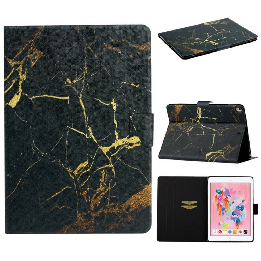 Folio-hoesje voor iPad 10.2" (2020) (2019) / Air 10.5" / Pro 10.5" Marmeren Stijl