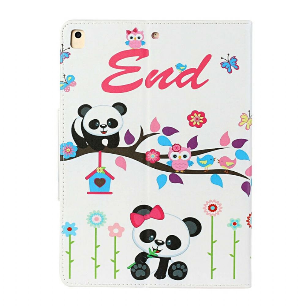 Folio-hoesje voor iPad 10.2" (2020) (2019) / Air 10.5" / Pro 10.5" Panda