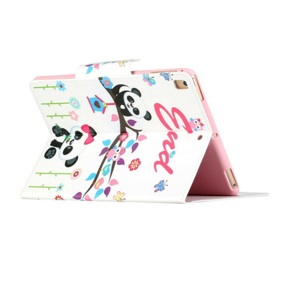 Folio-hoesje voor iPad 10.2" (2020) (2019) / Air 10.5" / Pro 10.5" Panda