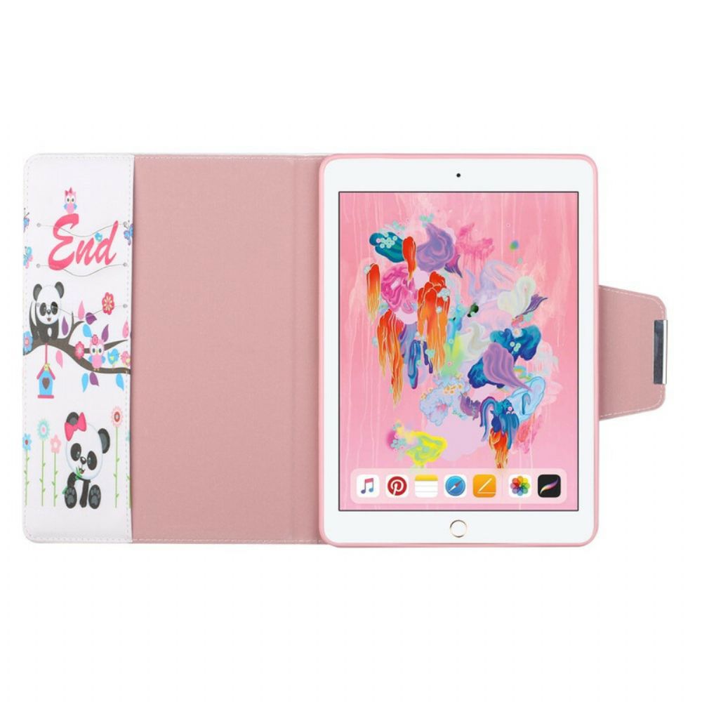 Folio-hoesje voor iPad 10.2" (2020) (2019) / Air 10.5" / Pro 10.5" Panda