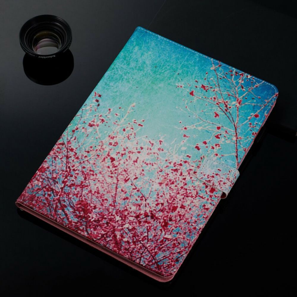 Folio-hoesje voor iPad 10.2" (2020) (2019) / Air 10.5" / Pro 10.5" Rode Takken