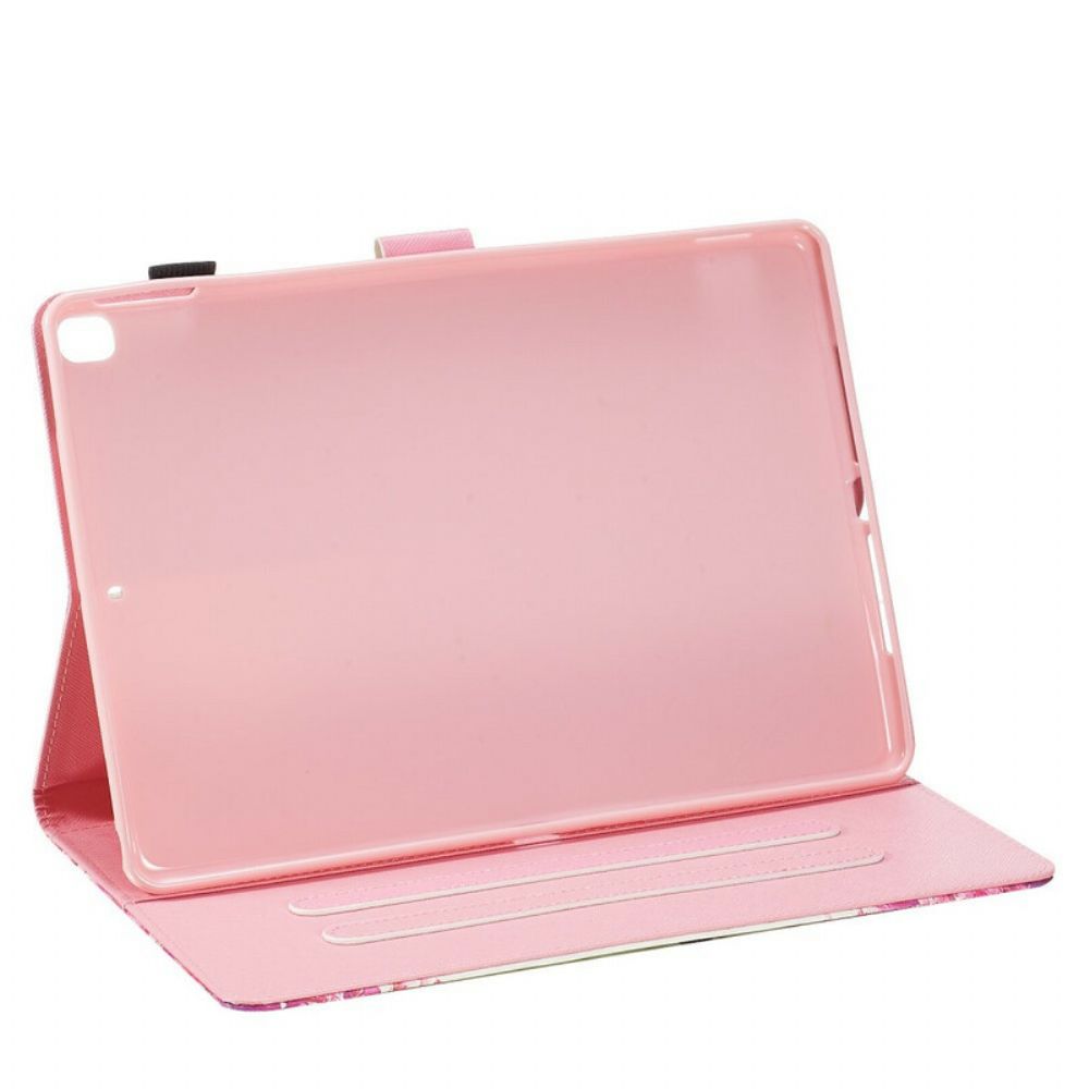 Folio-hoesje voor iPad 10.2" (2020) (2019) / Air 10.5" / Pro 10.5" Rode Vlinders