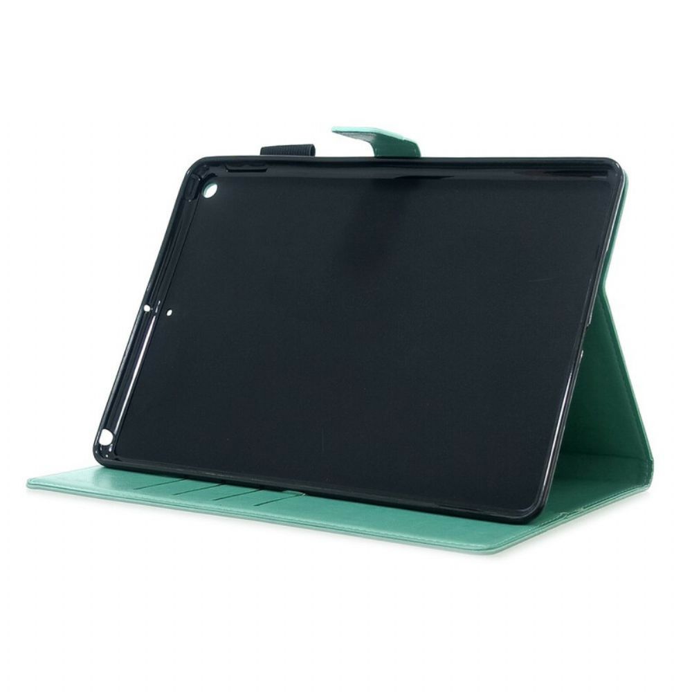 Folio-hoesje voor iPad 10.2" (2020) (2019) / Air 10.5" / Pro 10.5" Slaapleer Effect Vlinders