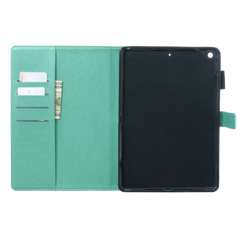 Folio-hoesje voor iPad 10.2" (2020) (2019) / Air 10.5" / Pro 10.5" Slaapleer Effect Vlinders