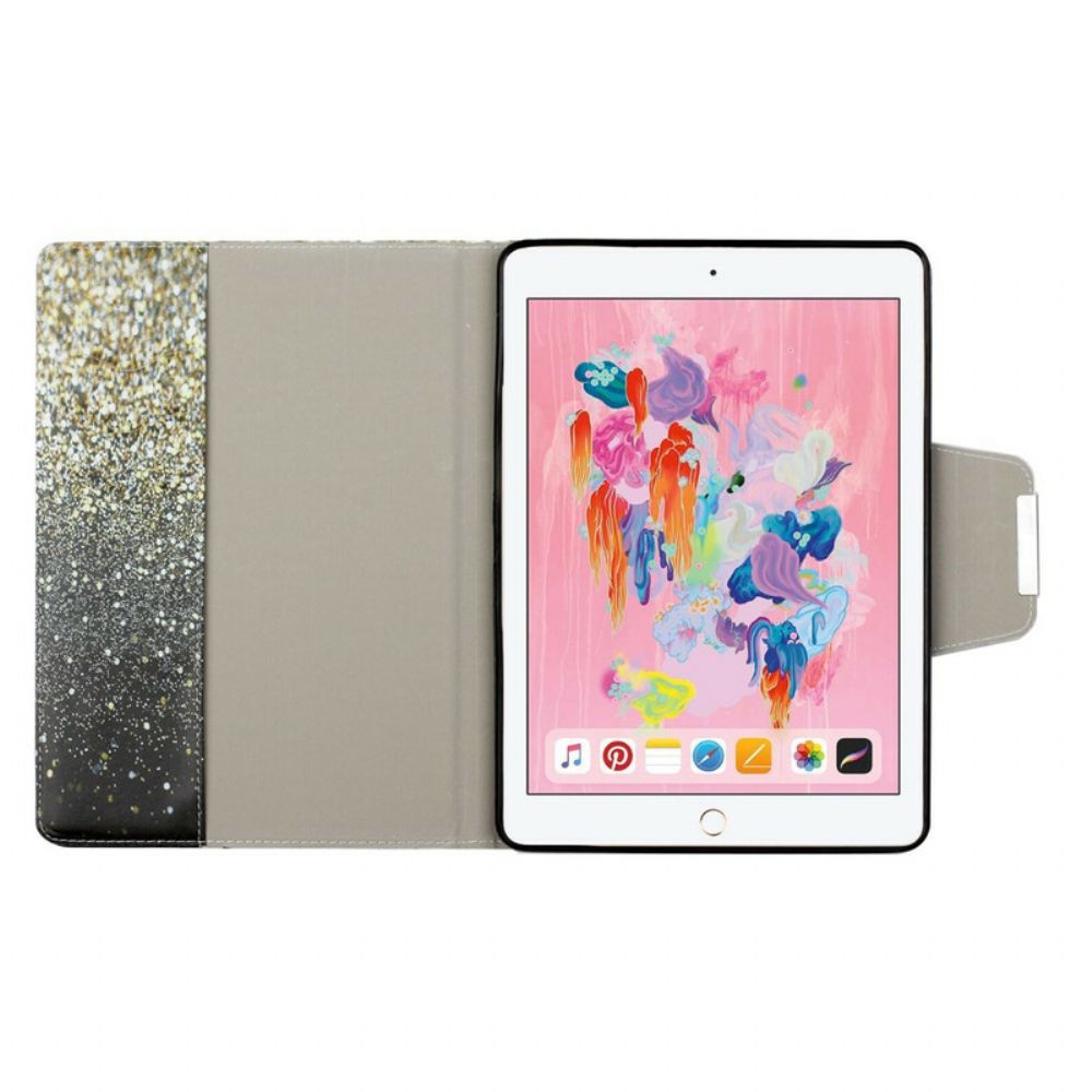 Folio-hoesje voor iPad 10.2" (2020) (2019) / Air 10.5" / Pro 10.5" Ultra Glitter