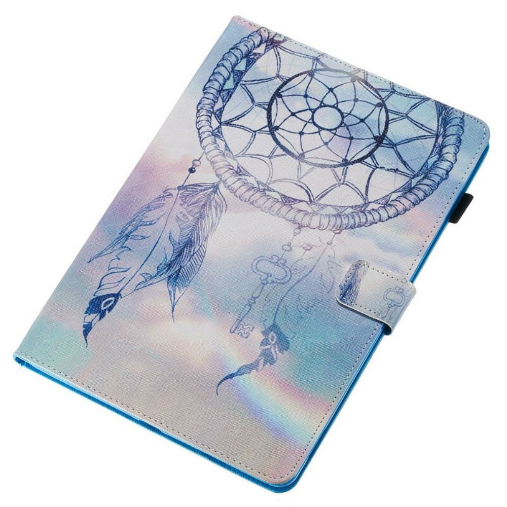 Leren Hoesje voor iPad 10.2" (2020) (2019) / Air 10.5" / Pro 10.5" Aquarel Dromenvanger