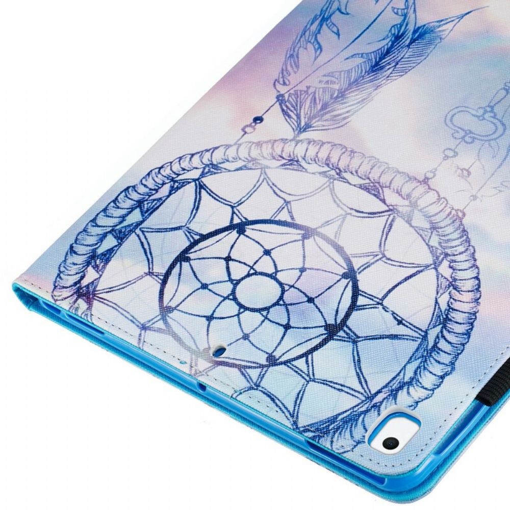 Leren Hoesje voor iPad 10.2" (2020) (2019) / Air 10.5" / Pro 10.5" Aquarel Dromenvanger