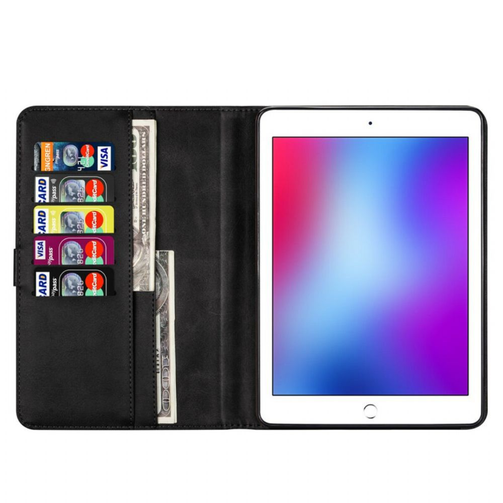 Leren Hoesje voor iPad 10.2" (2020) (2019) / Air 10.5" / Pro 10.5" Muntentasje