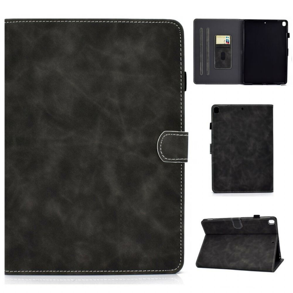 Leren Hoesje voor iPad 10.2" (2020) (2019) / Air 10.5" / Pro 10.5" Vintage Kunstleer