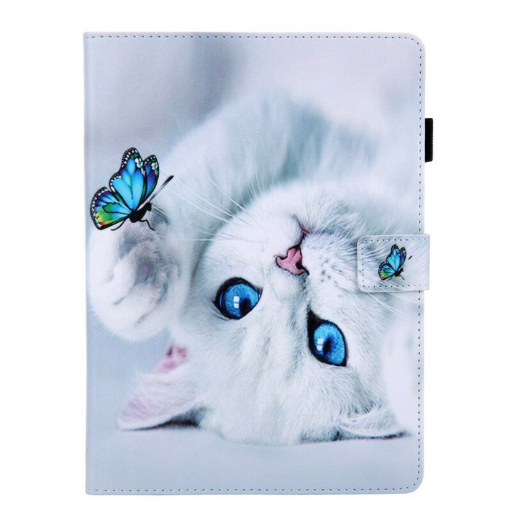 Leren Hoesje voor iPad 10.2" (2020) (2019) / Air 10.5" / Pro 10.5" Vlinders Serie