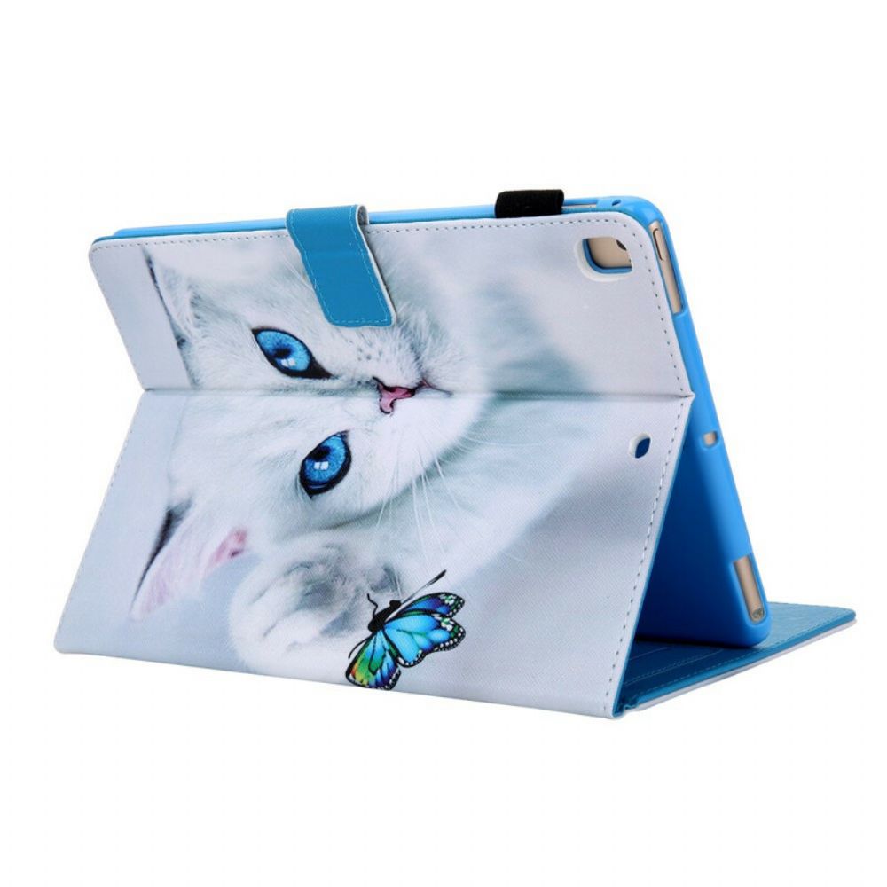 Leren Hoesje voor iPad 10.2" (2020) (2019) / Air 10.5" / Pro 10.5" Vlinders Serie