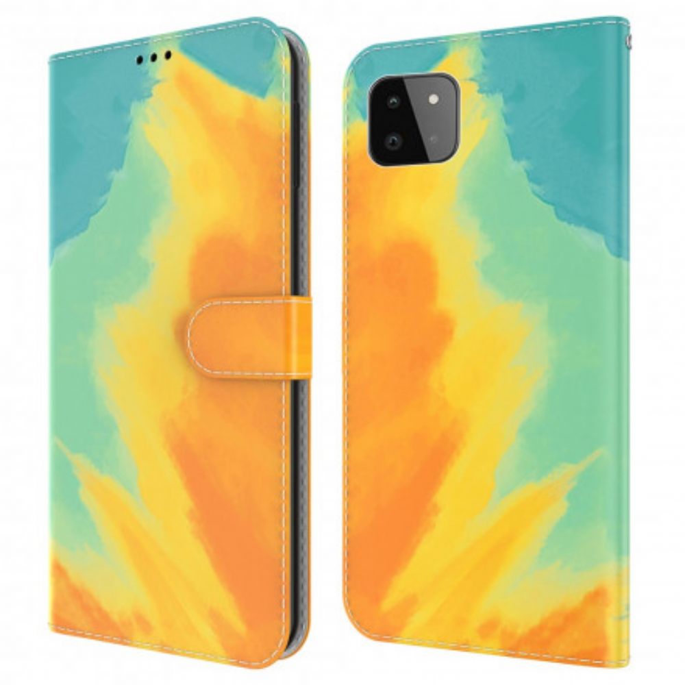 Folio-hoesje voor Samsung Galaxy A22 5G Abstract