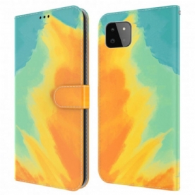 Folio-hoesje voor Samsung Galaxy A22 5G Abstract