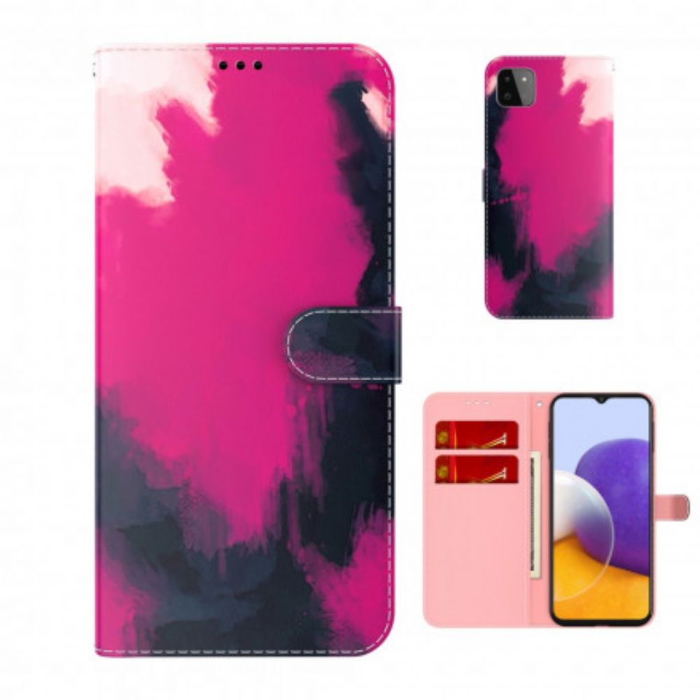 Folio-hoesje voor Samsung Galaxy A22 5G Abstract